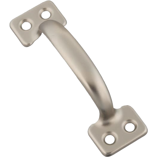 Satin nickel window sash lift with curved bar design for doors and windows in home improvement accessories under $50
