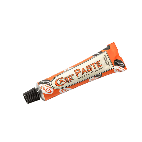Tube of orange and white metal polishing paste for knives, woodworking and hand tools under $50 for home improvement tasks