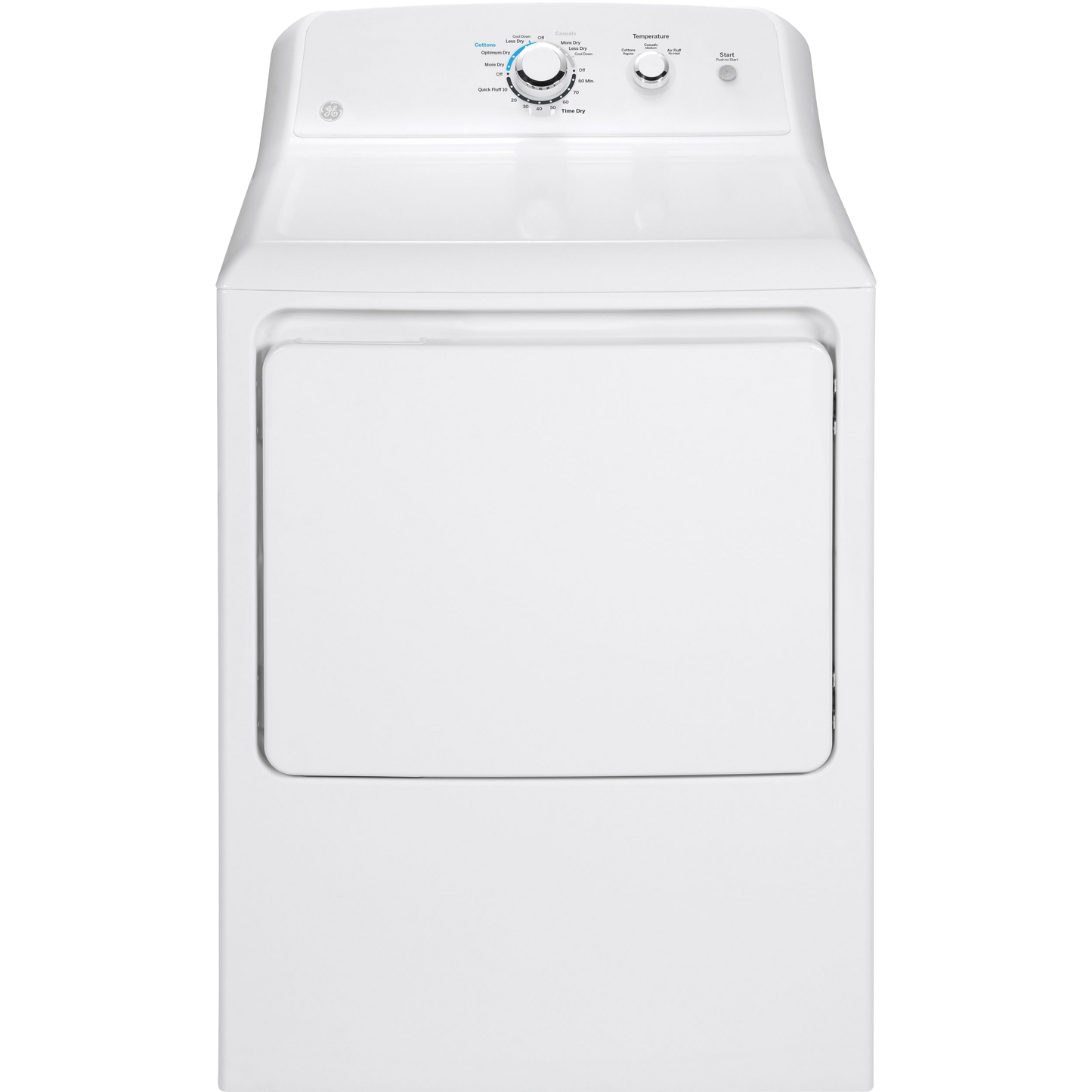 GE 6.2 cu. ft. Capacity Gas Dryer with Up To 120 ft. Venting and Shallow Depth