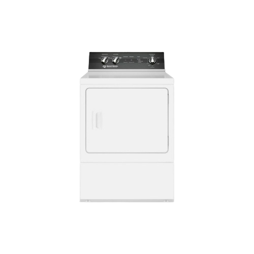 White 27-inch electric dryer with manual controls in appliances and washers & dryers collections