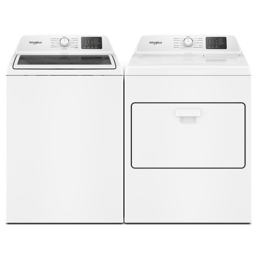7.0 cu. ft. Electric Dryer with Adaptive Dry and Wrinkle Shield™ option - Vented Top Load Matching