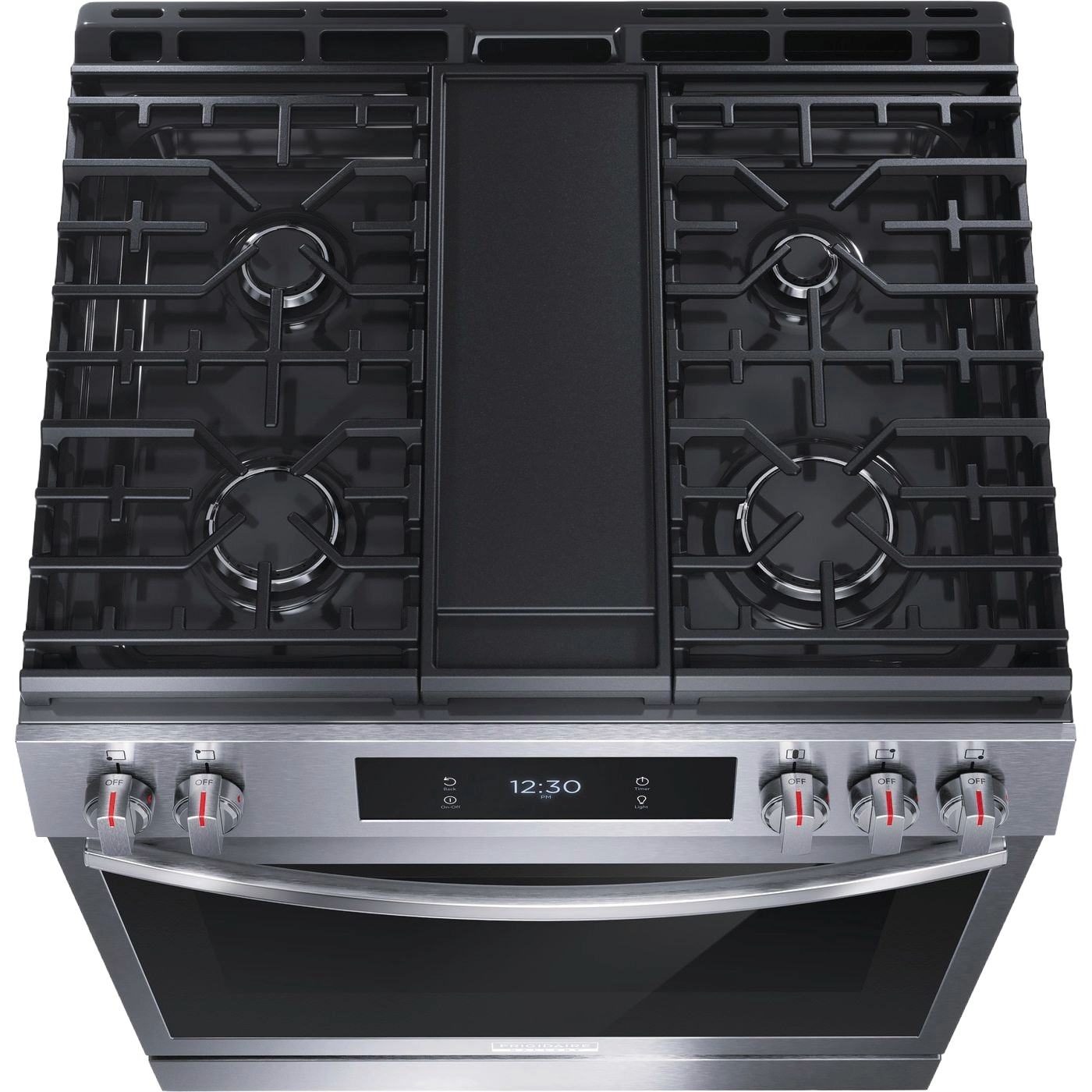 30" Front Control Gas Range with Total Convection