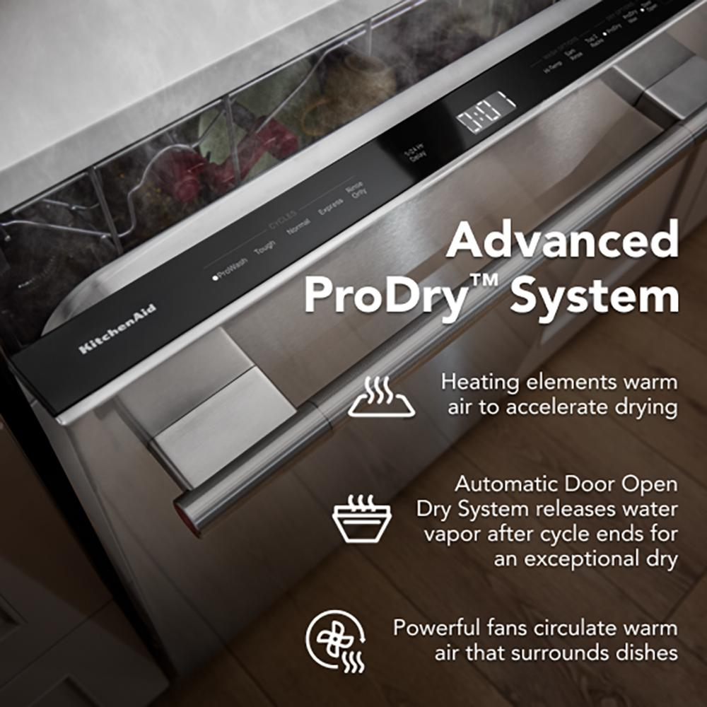 KitchenAid® 360° Max Jets™ Third Rack Dishwasher with Advanced ProDry™ System and Ultra-Bright LED Lighting, 44 dBA