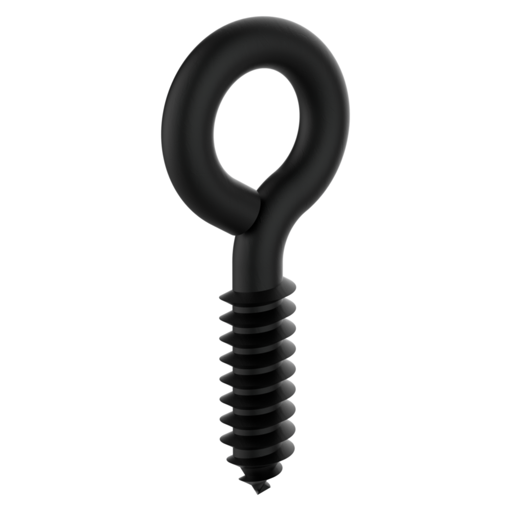 Storm Shine finished 2-5/8 inch screw eye for secure fastening in hardware, hooks & eyes, and fasteners collections under $50