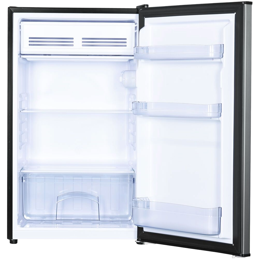 4.4 CuFt. Refrigerator, Push Button Defrost, Full Width Freezer Section