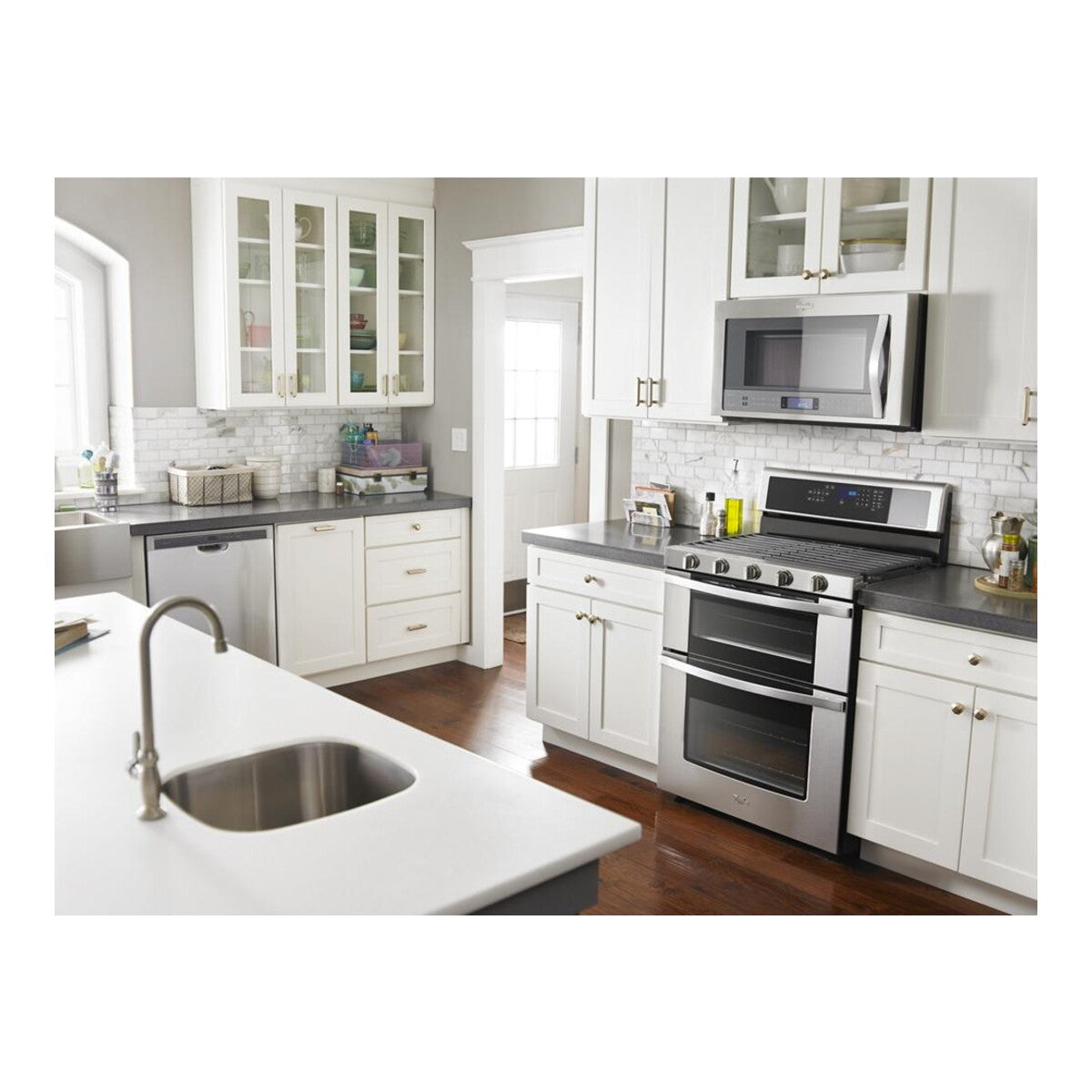 6.0 Cu. Ft. Gas Double Oven Range with EZ-2-Lift™ Hinged Grates