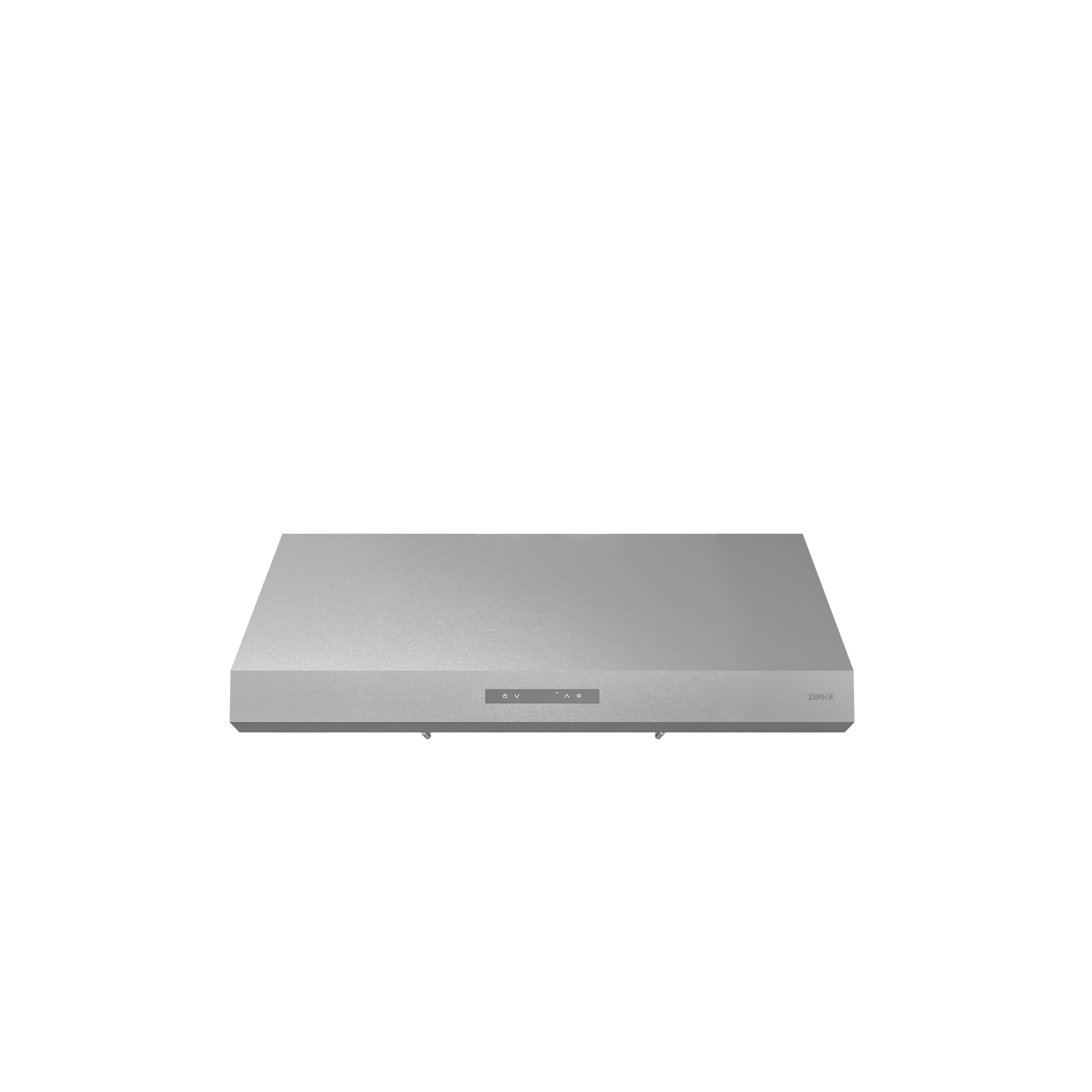 stainless steel under cabinet range hood with touch controls in kitchen and appliances collection