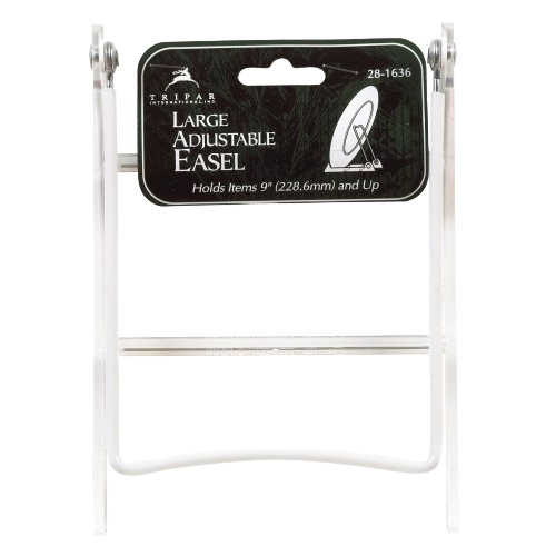 Clear large adjustable wire easel for home decor and accents, suitable for displaying items under $50 and $100 collections