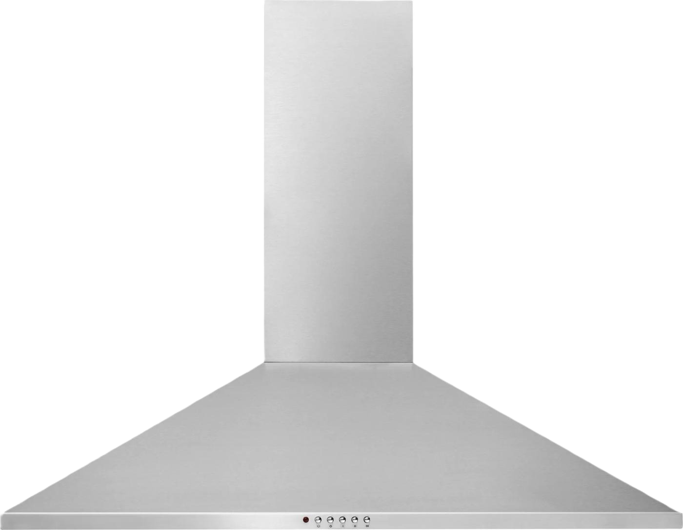Wall mounted stainless canopy range hood with a minimalist design, part of Wall Mounted Range Hoods and Kitchen & Kitchenware collections.