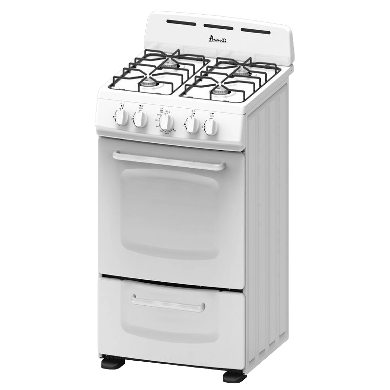 Avanti 20" Gas Range Oven - White