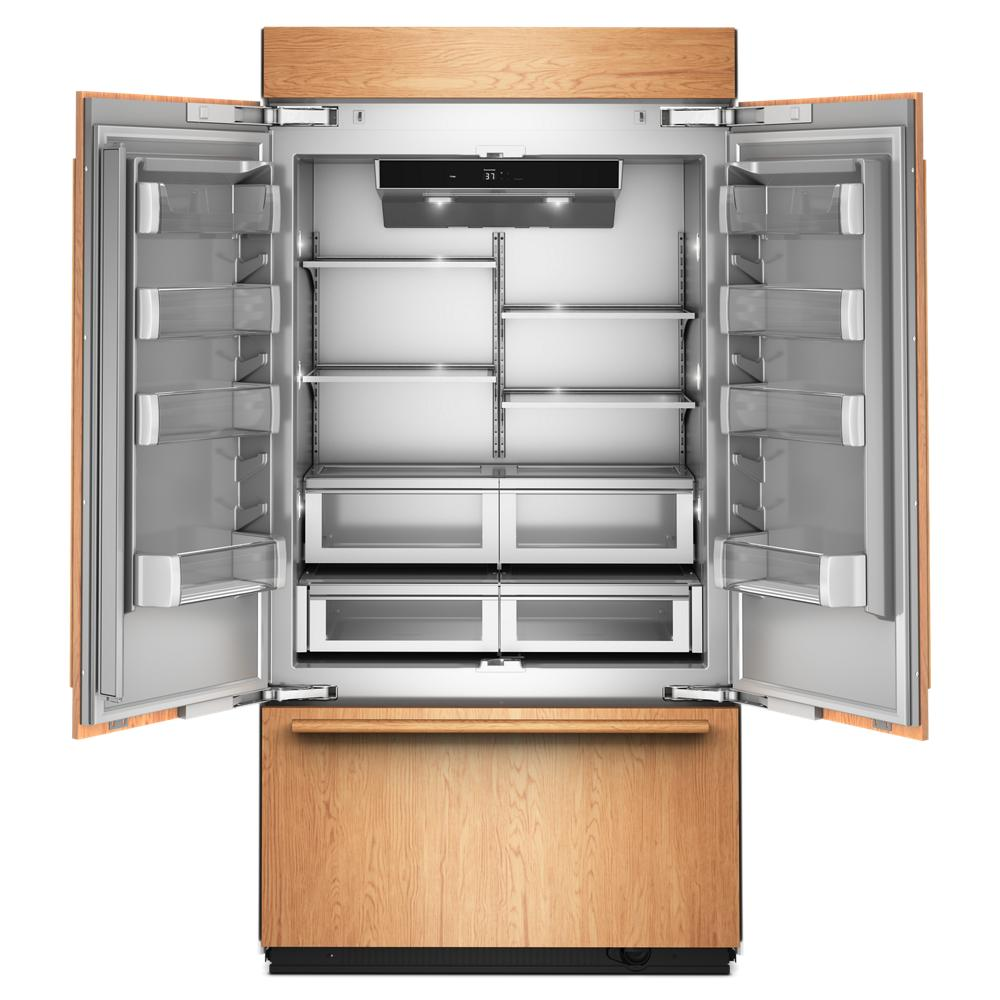 24.2 Cu. Ft. 42" Built-In Panel-Ready French Door Bottom Mount Refrigerator with Platinum Interior