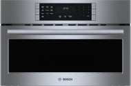 Stainless steel 30-inch Bosch speed oven with digital control panel in Wall Ovens and Kitchen appliances collections