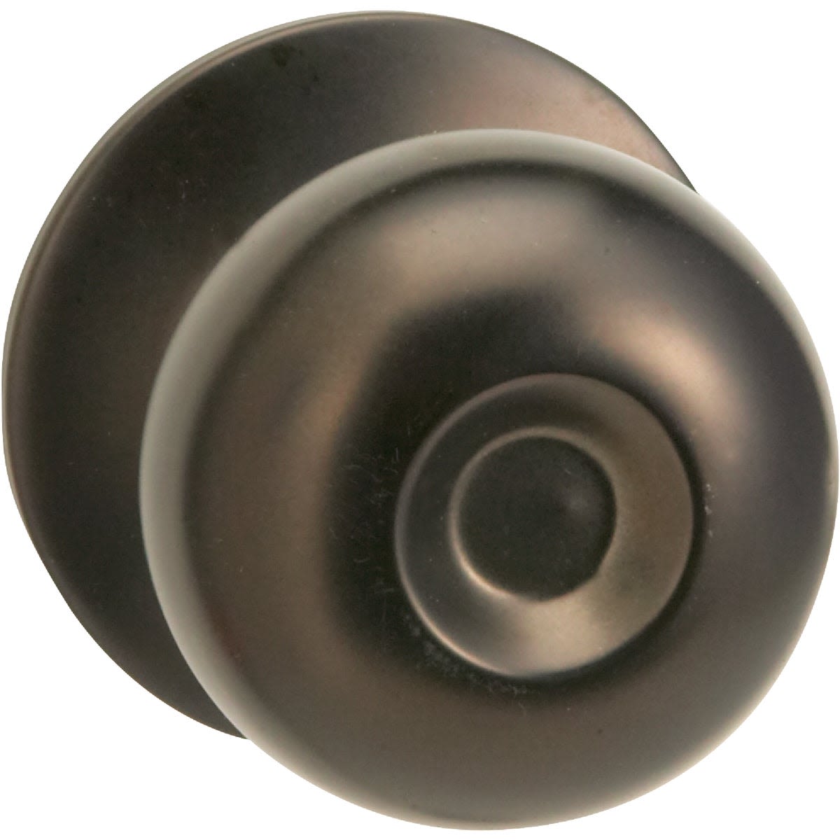 Oil rubbed bronze half round door knob for hall and closet doors in door knobs and hardware collections under $50