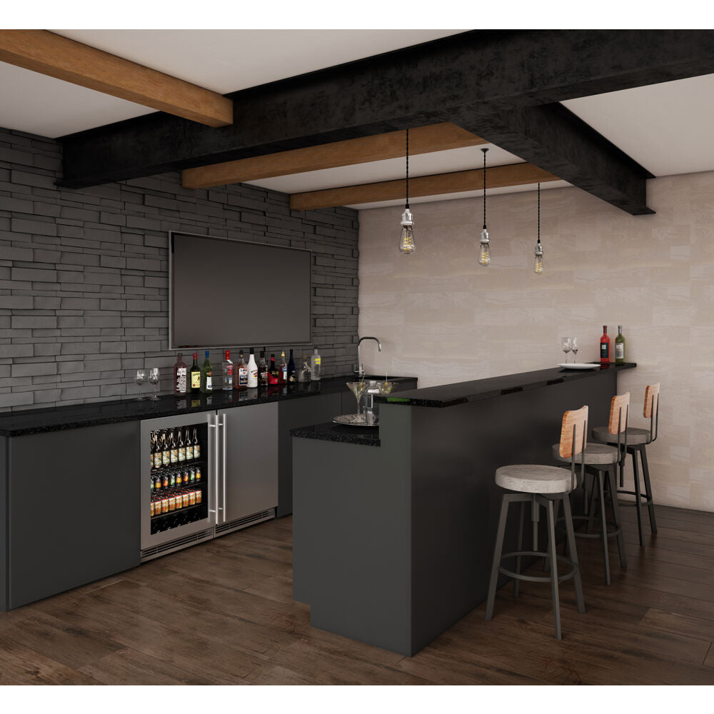 Beverage Center 24", 1 Class, Reversible Hinge