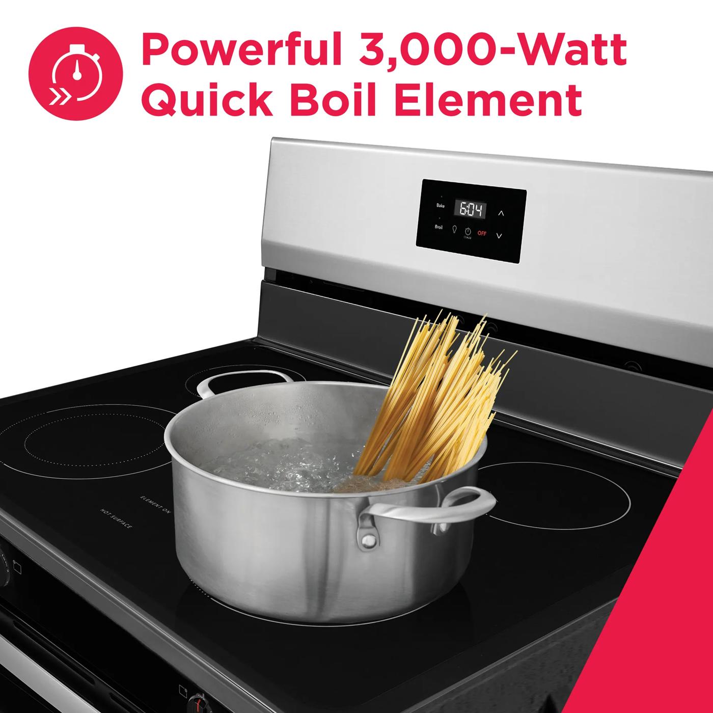 30" Rear Control Electric Range