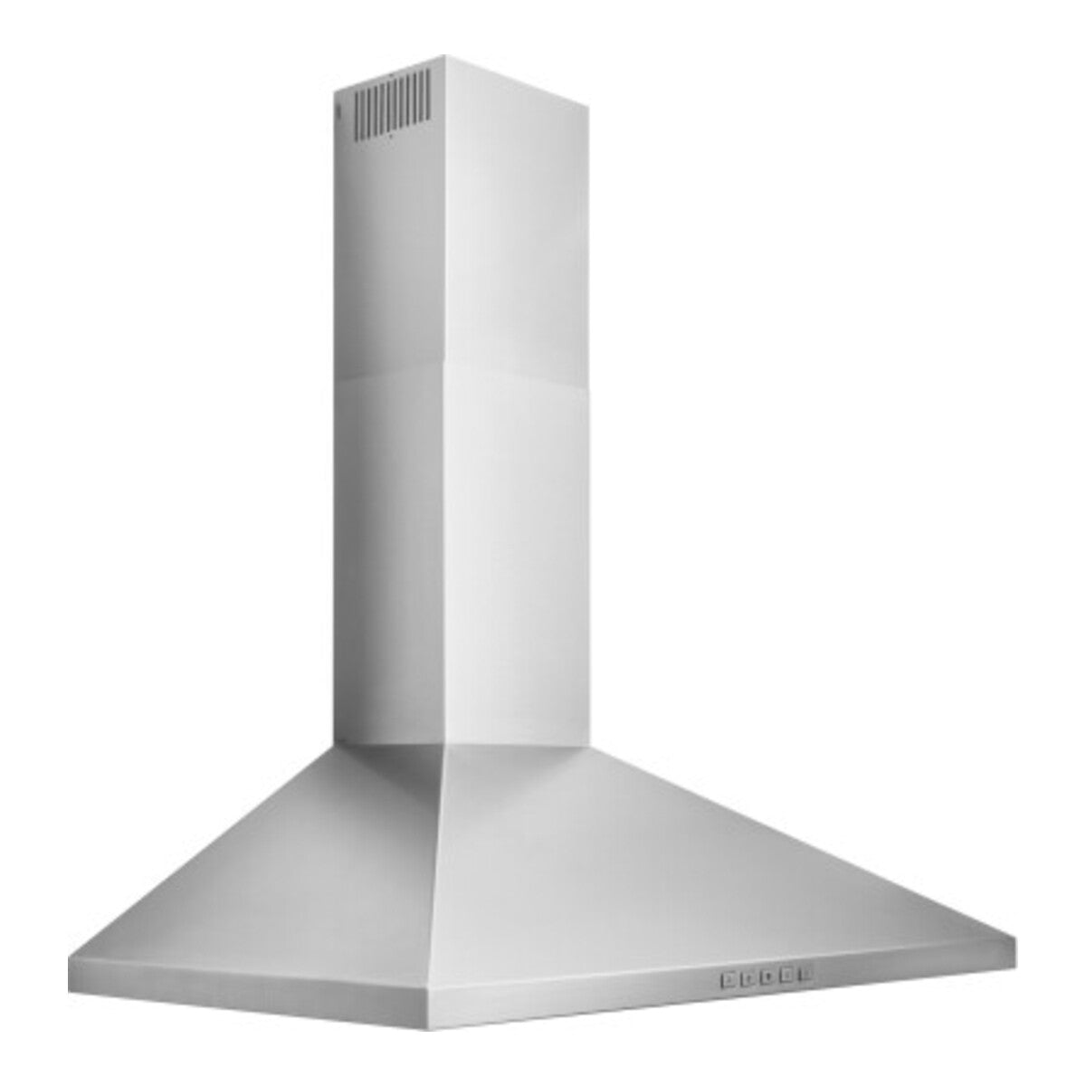36" Convertible Wall-Mount Pyramidal Chimney Range Hood, 450 Max CFM