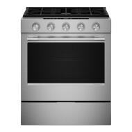 5.0 Cu. Ft. Smart Slide-in Gas Range with Convection Cooking Modes and 2-in-1 Burner