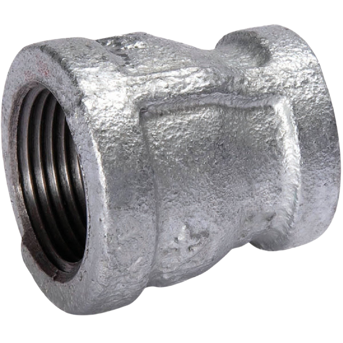 Galvanized malleable iron reducing coupling with female pipe threads for plumbing and galvanized fittings under $50 collection
