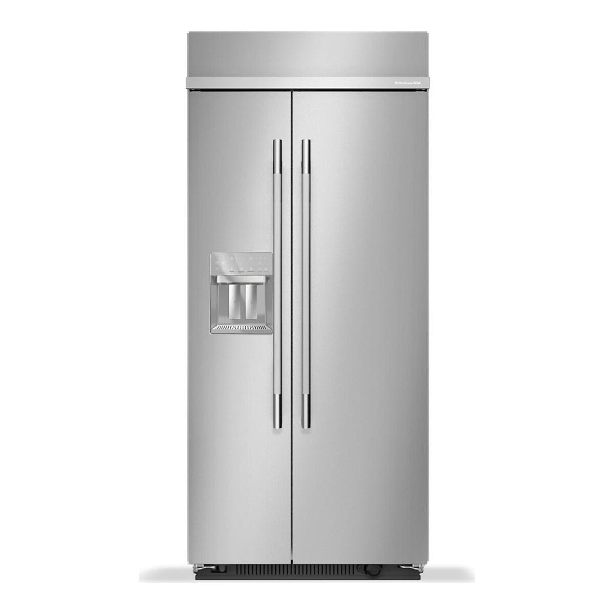 20.8 Cu. Ft. 36-Inch Built-In Side-by-Side Refrigerator with Exterior Water and Ice Dispenser with Measured Fill in PrintShield® Stainless Steel