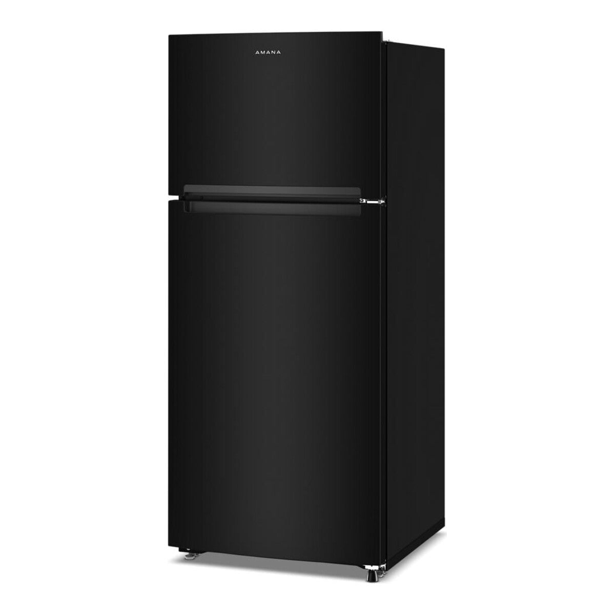 Amana Top-Freezer Refrigerator with Adjustable Shelves & Large Crisper Drawer, 16 Cu. Ft. Capacity, Black Finish