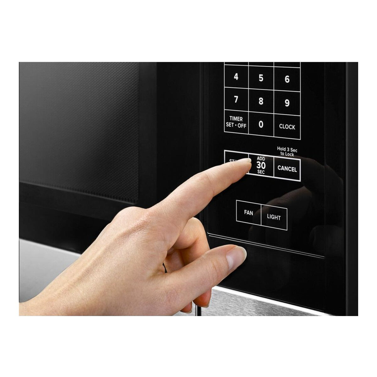 1.6 Cu. Ft. Over-the-Range Microwave with Add 0:30 Seconds