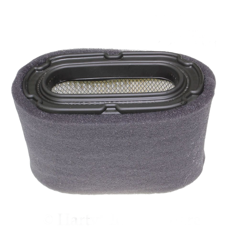 Oval-shaped air cleaner element with foam outer layer and plastic base for Honda parts and lubricants collection