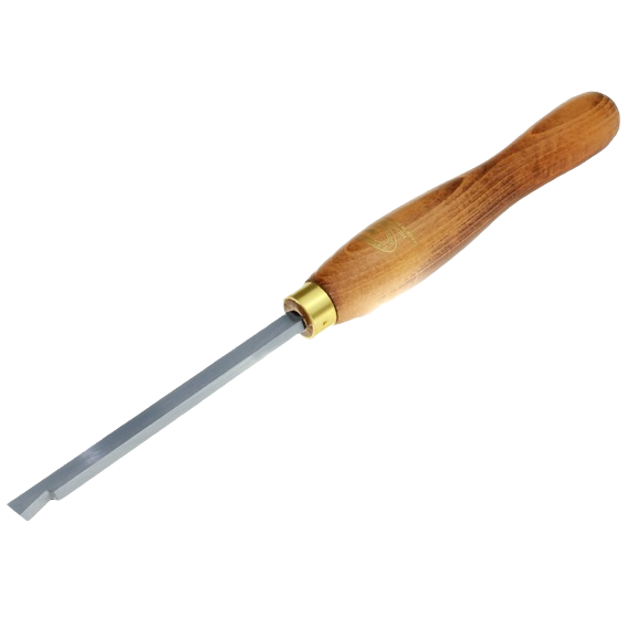 Woodworking scraper with wooden handle and brass ferrule, designed for dovetail lathe chucks in tools under $100 collection