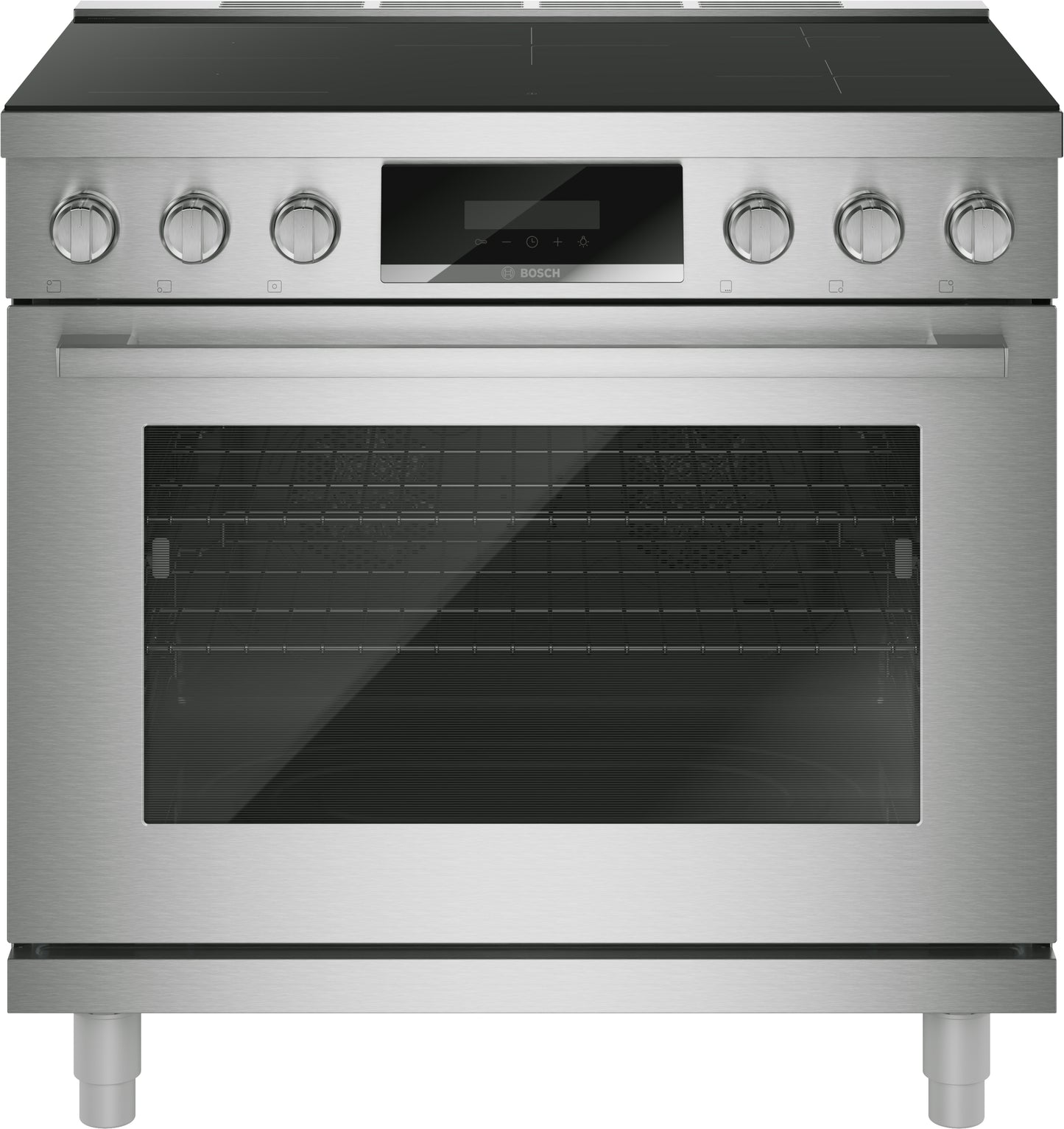800 Series, Induction freestanding range, 36'', Stainless Steel