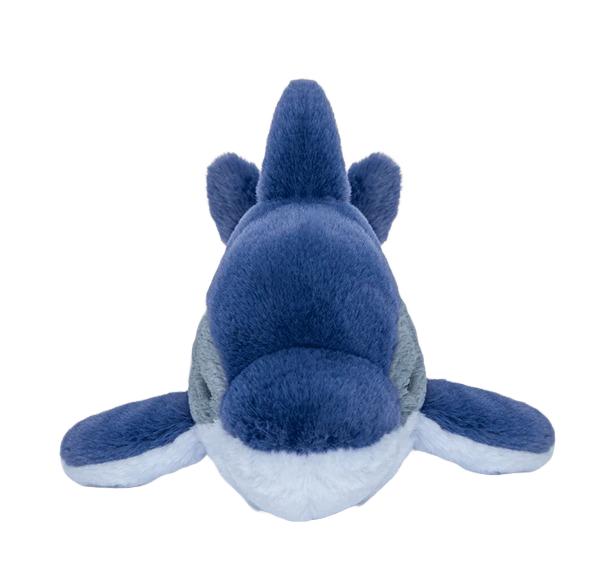Plush navy and gray dolphin toy from dolls and stuffed animals in Toys & Games under $50 collection
