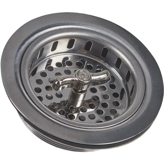 Do it Best 3-1/2 Inch Chrome Turn 'N Seal Basket Strainer Assembly