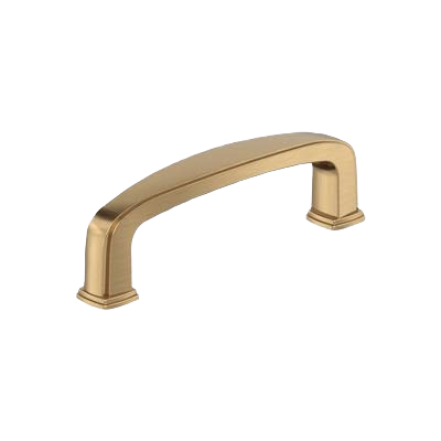 Champagne bronze cabinet pull with 3-inch center-to-center spacing for stylish home improvement and furniture hardware under $50