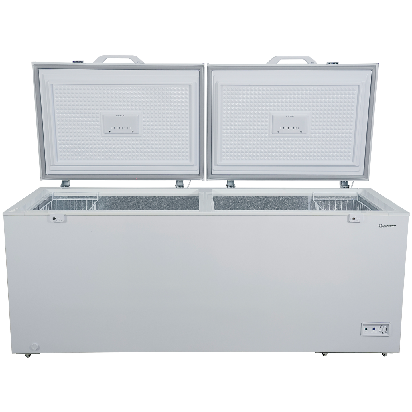 Element Electronics 21.0 cu. ft. Two Door Chest Freezer - White (ECF21MDCW)