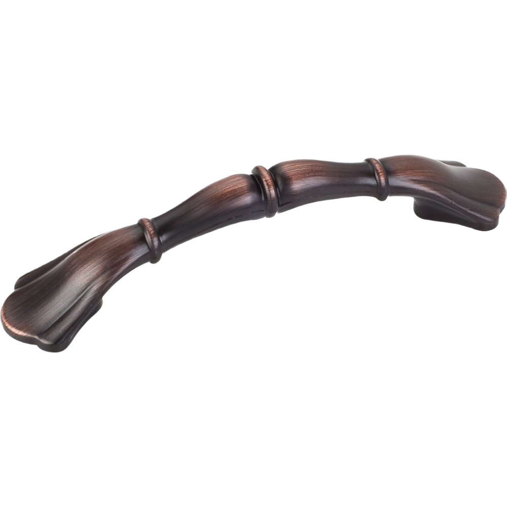 Brushed oil rubbed bronze cabinet pull with ring detail for furniture hardware and home improvement under $50