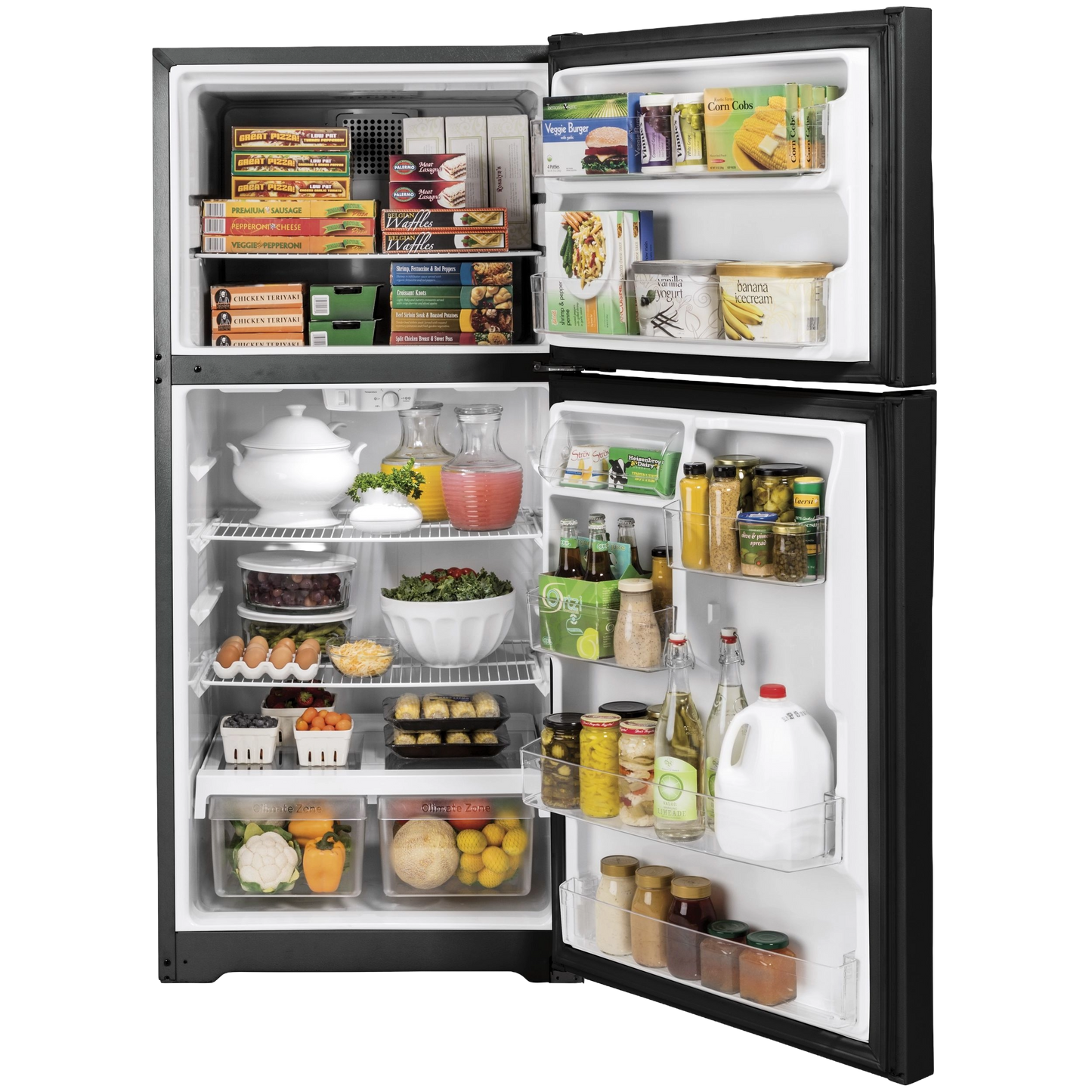 GE® ENERGY STAR® 19.2 Cu. Ft. Top-Freezer Refrigerator