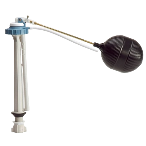 Anti-siphon ballcock toilet fill valve with black float for plumbing and toilet repair parts under $50
