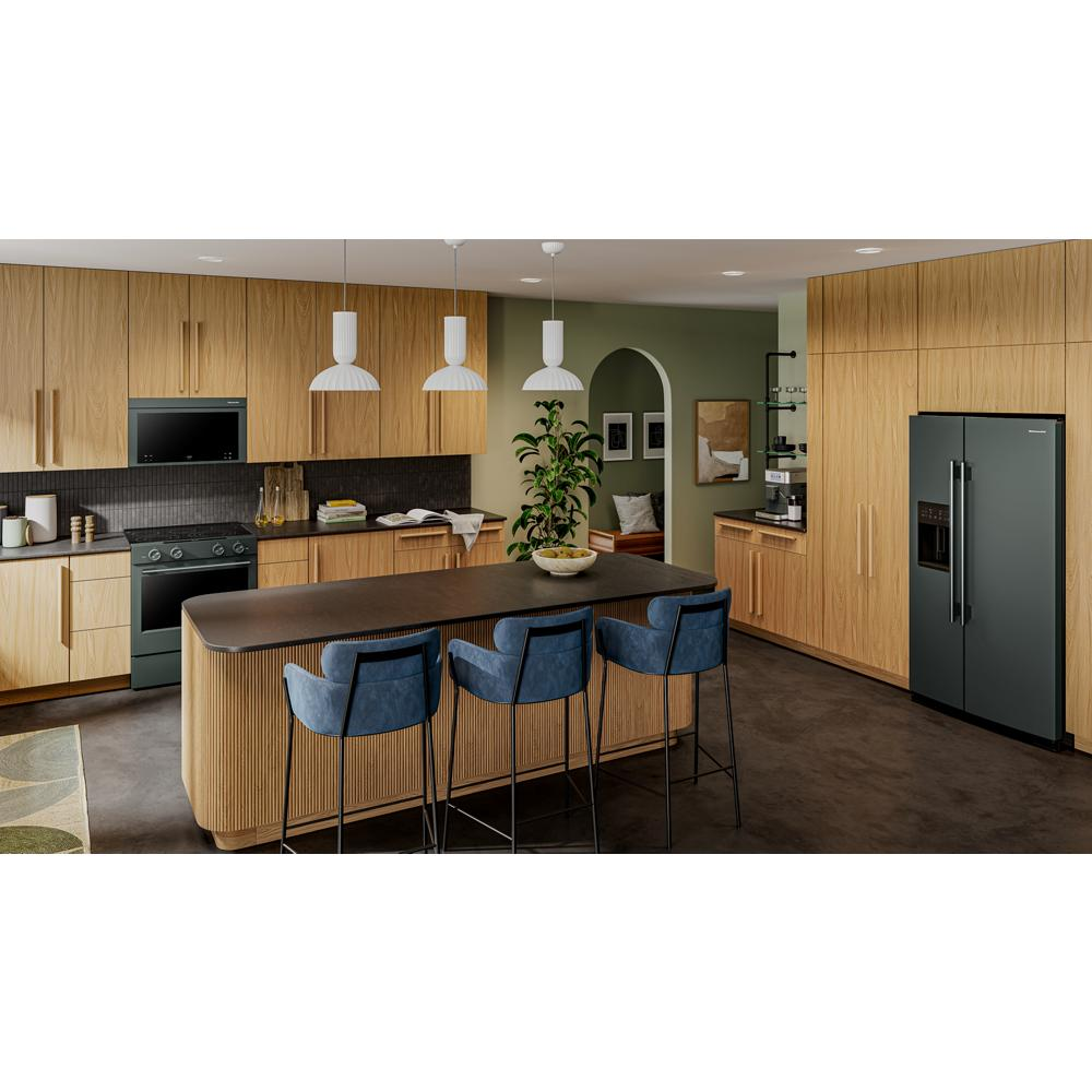 20.8 Cu. Ft. Counter-Depth Side-by-Side Refrigerator with Exterior Ice and Water Dispenser in Juniper