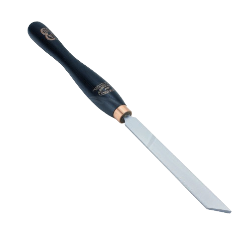 Precision Euro-style woodworking parting tool with a beveled blade and ergonomic wood handle under $100 collection