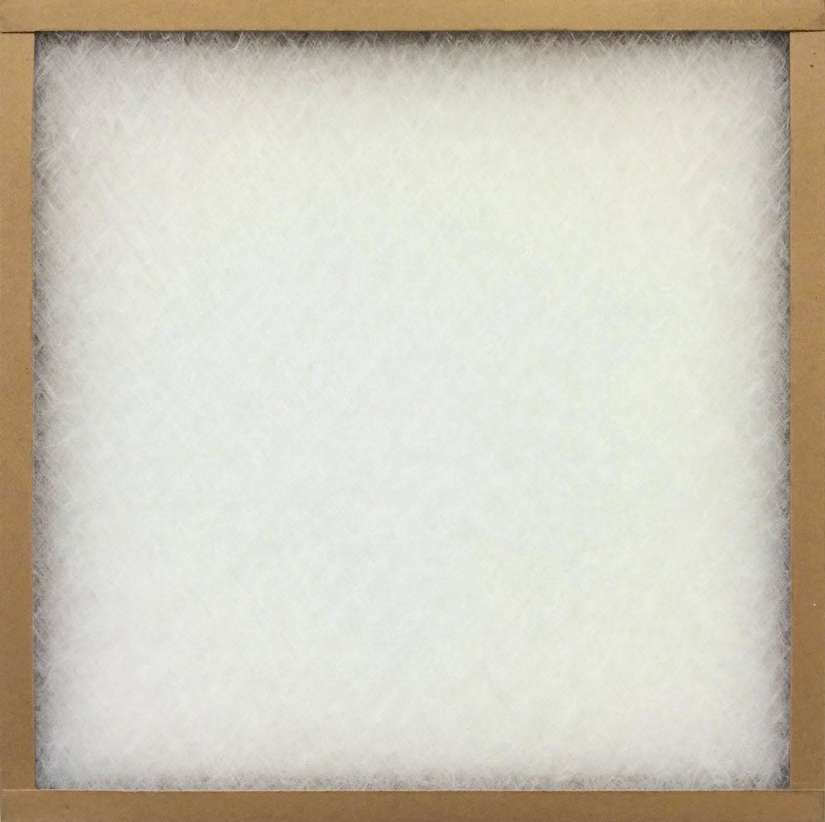 White furnace air filter with brown cardboard frame for heating and cooling systems under $50 collections