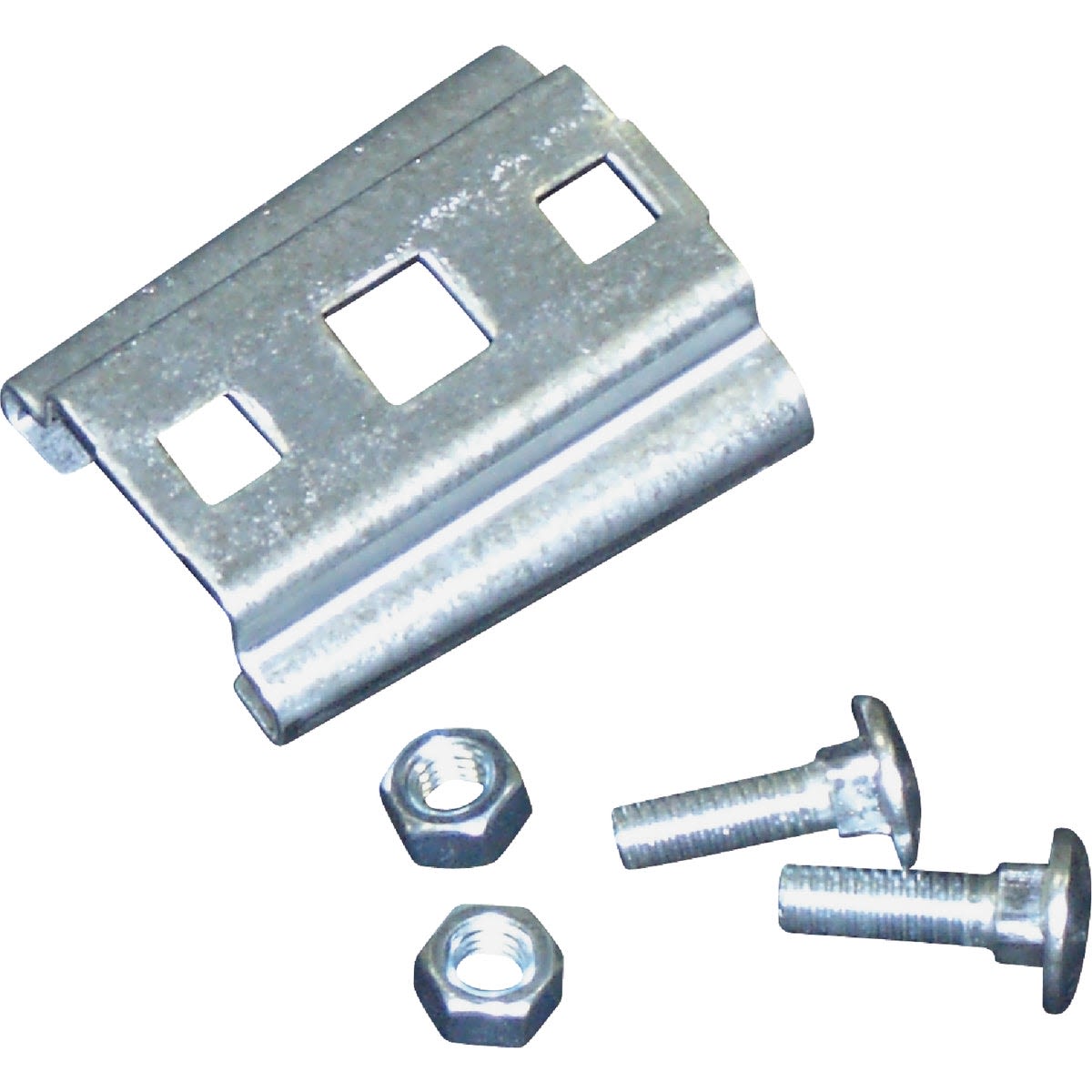 Steel mounting clip with two bolts and nuts for hardware and home improvement projects under $50 collection
