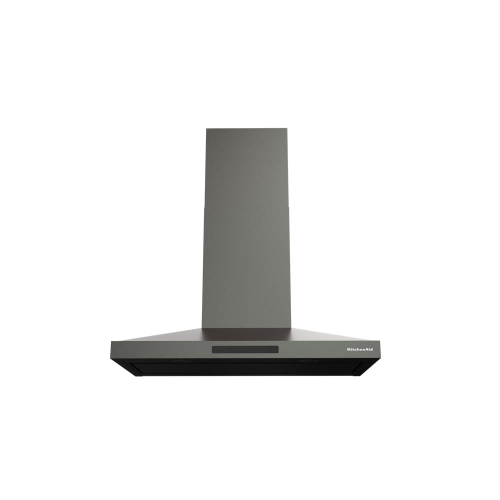 36-inch wall-mounted canopy hood with four-speed fan and sleek stainless steel finish for kitchen ventilation and home improvement