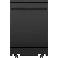 GE® ENERGY STAR® 24" Stainless Steel Interior Portable Dishwasher with Sanitize Cycle