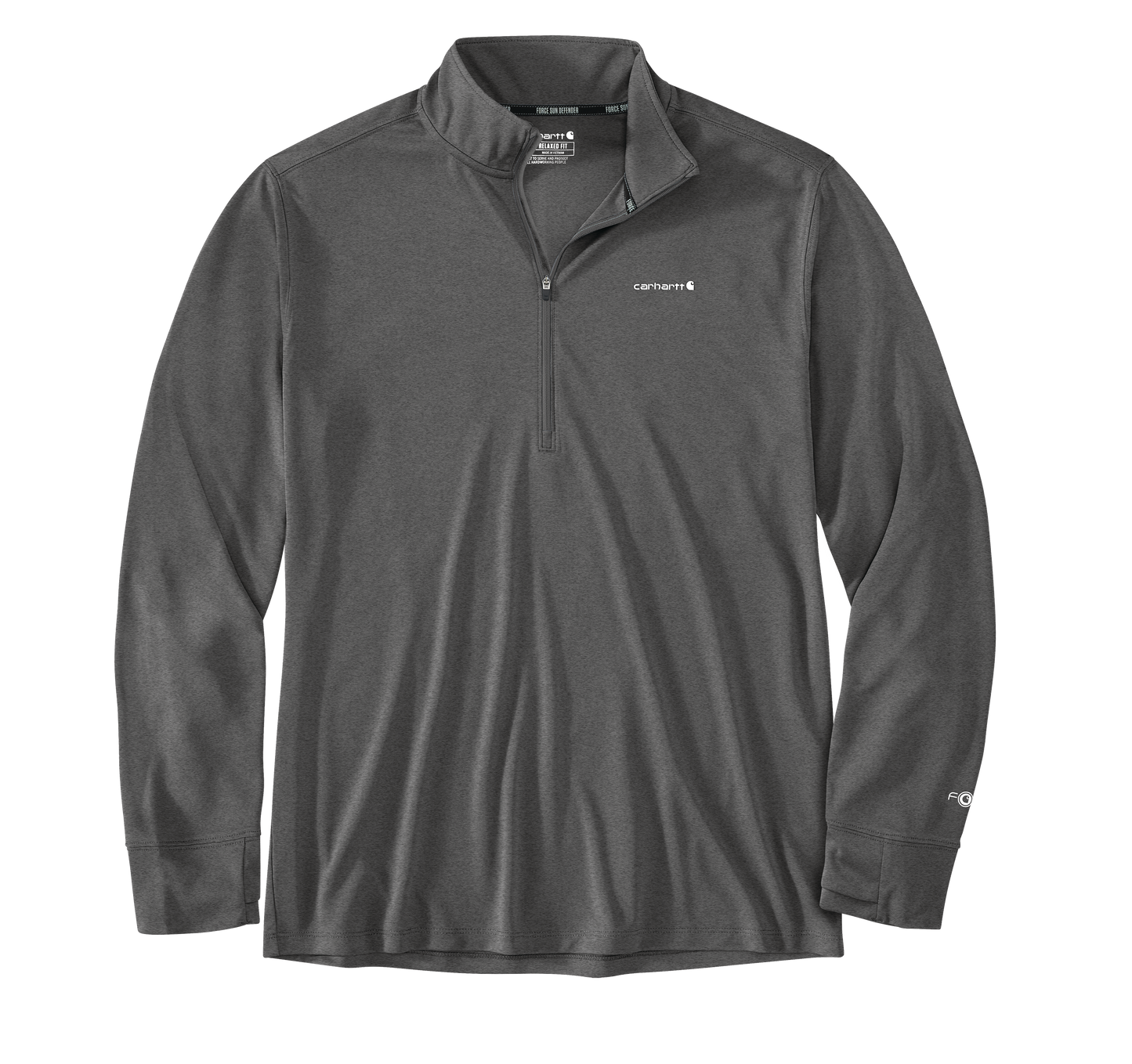 Carhartt Men's Force Sun Defender Relaxed 1/2-Zip Long-Sleeve