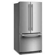 Stainless steel 33-inch French door refrigerator with bottom freezer and internal water dispenser from KitchenAid Appliances collection
