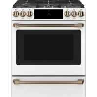 CAFÉ™ 30" Smart Slide-In, Front-Control, Gas Range with Convection Oven