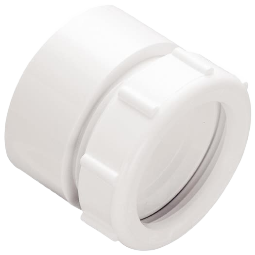 Do it Best 1-1/2" x 1-1/2" White Polyvinyl Chloride Waste Adapter