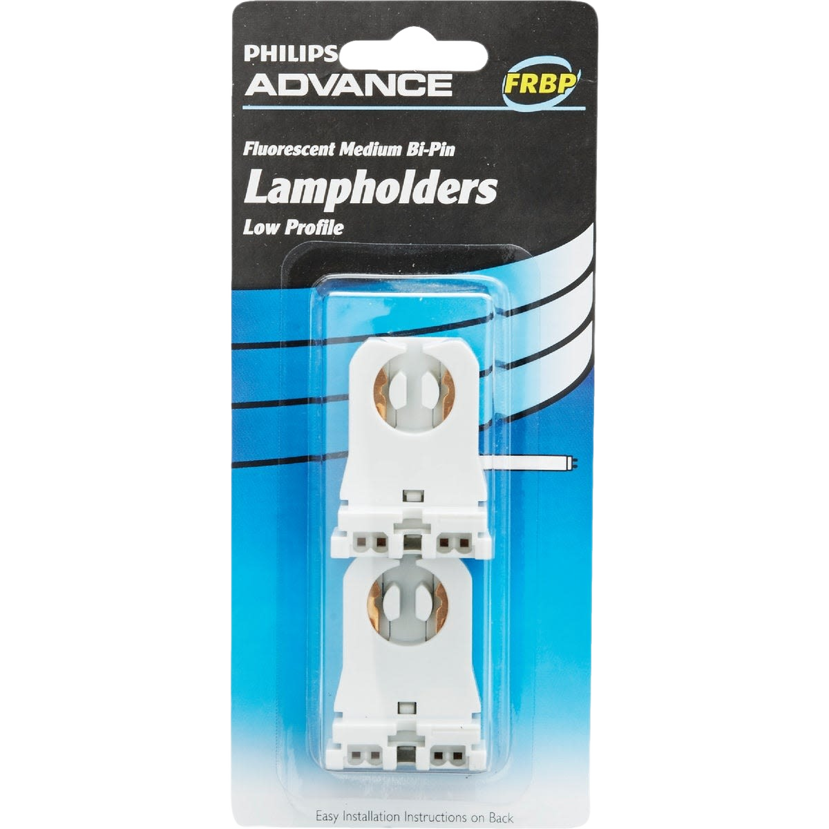 Philips Advance low-profile fluorescent lampholders for medium bi-pin lamps in lighting and electrical under $50 collections
