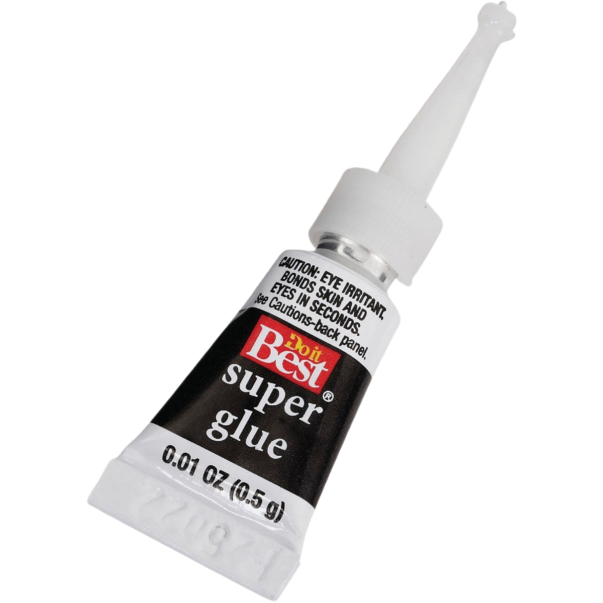 Small tube of Do it Best super glue with precision nozzle for quick bonding in Glue & Adhesives under $50 collection