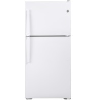 White 19.2 cu. ft. top-freezer refrigerator with simple handles in refrigerators and kitchen appliances collection
