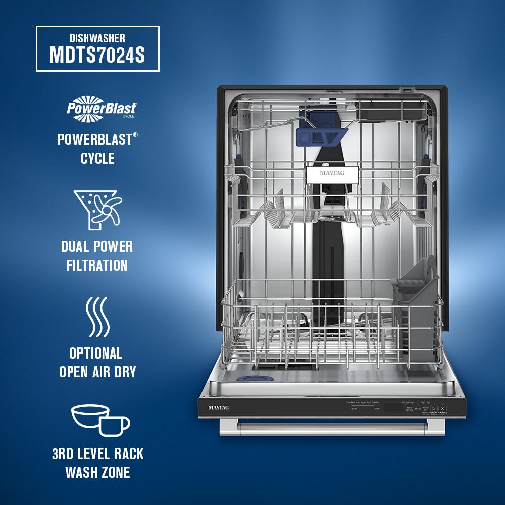 24" Top Control Dishwasher with PowerBlast® Cycle and PowerDry