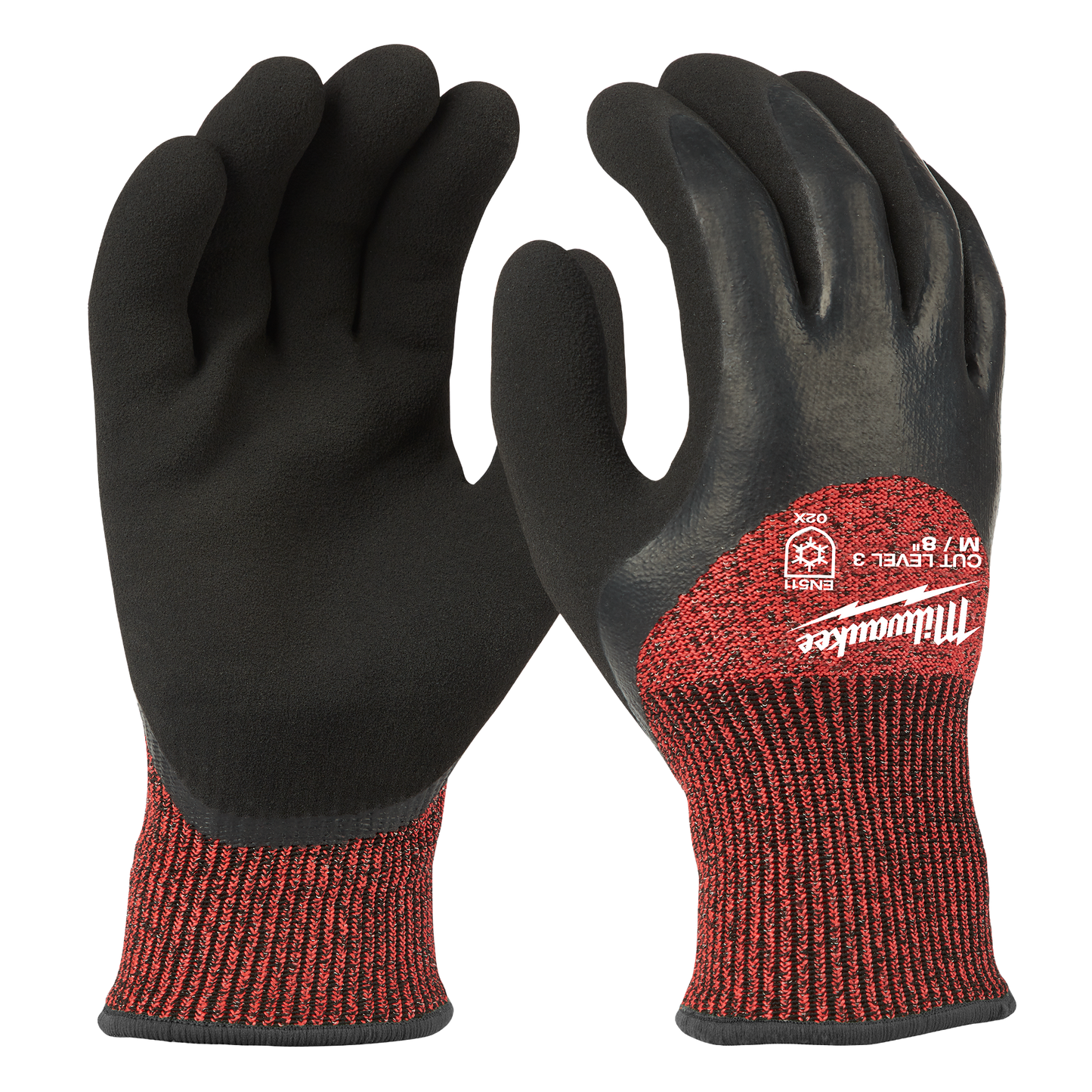 Milwaukee Cut Level 3 Winter Dipped Gloves - M